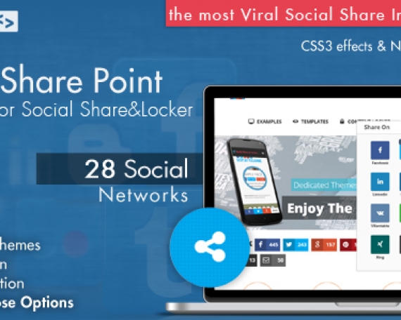 Social Share Point AddOn – WordPress